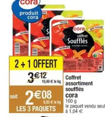 Cora x Carrefour Coffret assortiment soufflés cora offre