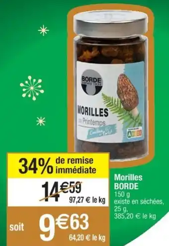 Morilles BORDE