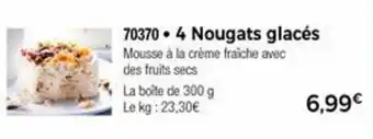Thiriet 4 Nougats glacés offre