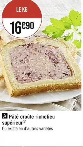 Pâté croûte richelieu supérieur