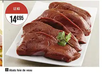 Casino Supermarchés Abats foie de veau offre