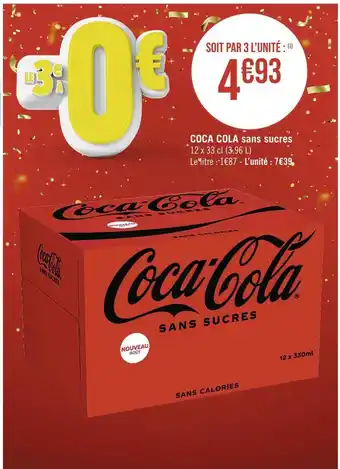 Casino Supermarchés Coca cola coca cola sans sucres offre