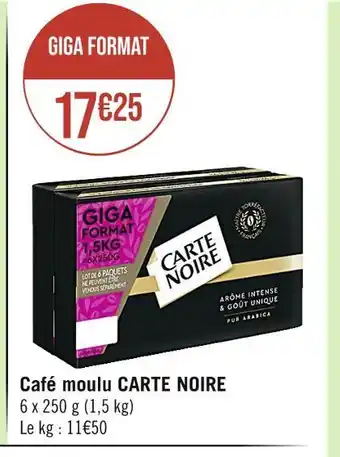 Casino Supermarchés Carte noire café moulu offre