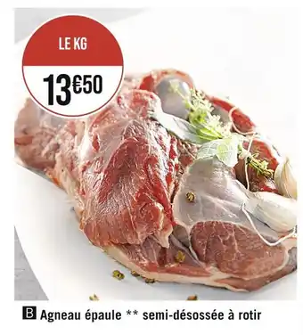 Casino Supermarchés Agneau épaule semi-désossée à rotir offre