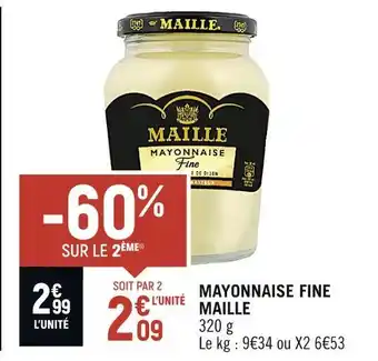 Maille mayonnaise fine