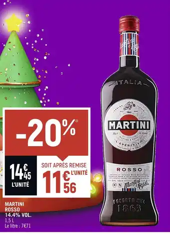 Spar Martini martini rosso 14.4% vol offre
