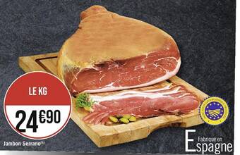 Casino Hyperfrais Jambon serrano offre