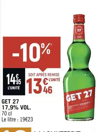 Vival Get 27 get 27 17,9% vol offre