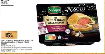 Intermarché Socopa filet de boeuf wellington duxelles de champignons et sauce porto offre