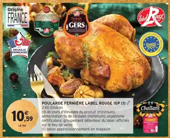 Intermarché Gers poularde fermière label rouge igp offre