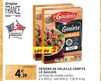Le gaulois gésiers de volaille confits