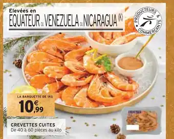Intermarché Crevettes cuites offre