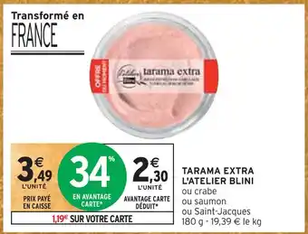 L'atelier blini tarama extra