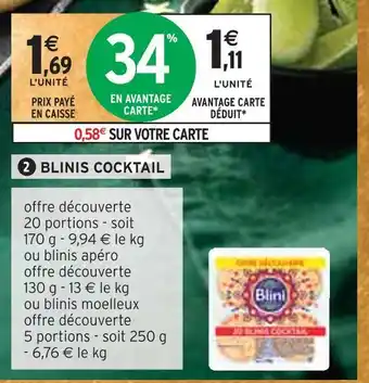 Blini blinis cocktail