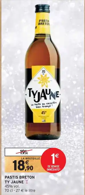 Intermarché Ty jaune pastis breton offre