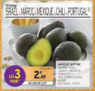Intermarché Avocat affine offre