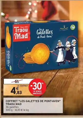 Intermarché Traou mad coffret les galettes de pont-aven offre