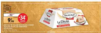 Intermarché Delpeyrat spécialité à base de foie de canard le divin au sel de guérande offre