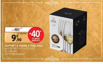 Coffret 4 verre à pied 44cl