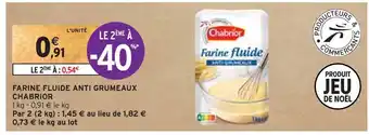 Intermarché Chabrior farine fluide anti grumeaux offre