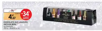 Intermarché Anthon berg chocolats aux liqueurs offre
