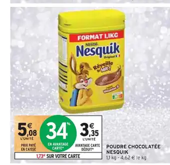 Intermarché Nesquik poudre chocolatée offre