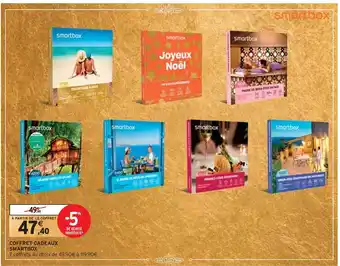 Intermarché Smartbox coffret cadeaux offre