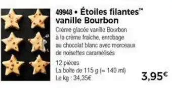 Étoiles Filantes Vanille Bourbon