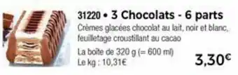 Thiriet 3 Chocolats offre