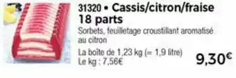 Thiriet Cassis/Citron/Fraise offre