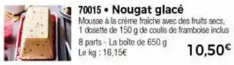 Thiriet Nougat Glacé offre