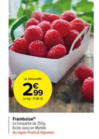 Carrefour Market Framboise offre