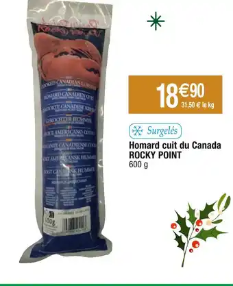 Cora x Carrefour Rocky point homard cuit du canada offre