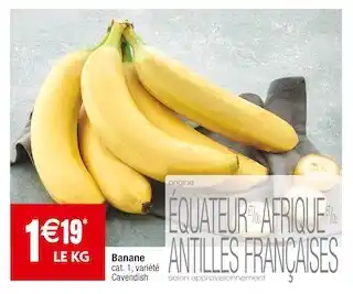 Cora x Carrefour Banane offre
