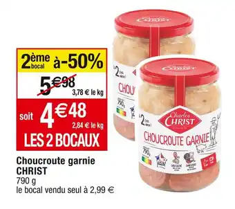 Cora x Carrefour Choucroute garnie offre