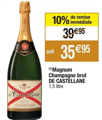 Cora x Carrefour De castellane magnum champagne brut offre