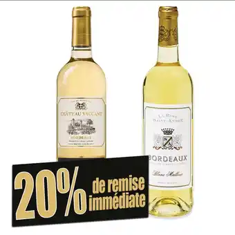 Norma Aoc bordeaux blanc mœlleux offre