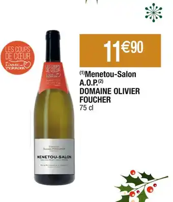 Cora x Carrefour Domaine olivier foucher menetou-salon a.o.p offre