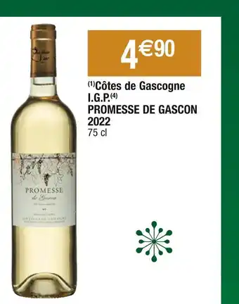 Cora x Carrefour Promesse de gascon côtes de gascogne i.g.p. 2022 offre