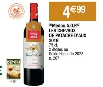 Cora x Carrefour Les chevaux de patache d'aux médoc a.o.p. 2019 offre