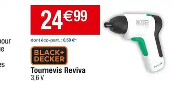 Cora x Carrefour Black+decker tournevis reviva offre