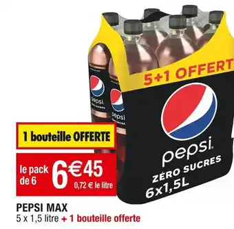Cora x Carrefour Pepsi pepsi max offre