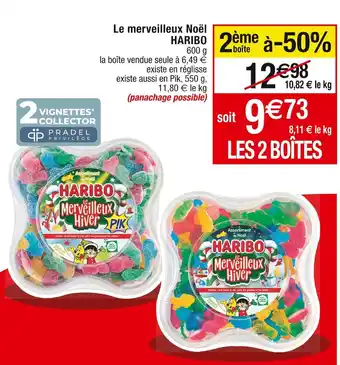 Cora x Carrefour Haribo le merveilleux noël offre