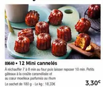 Thiriet 12 Mini Cannelés offre