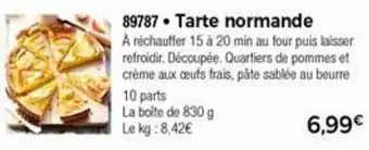 Thiriet Tarte Normande offre
