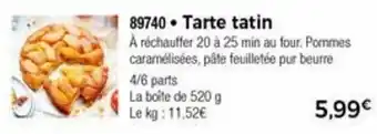 Thiriet Tarte Tatin offre