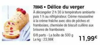 Thiriet Délice Du Verger offre