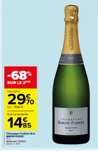 Carrefour Market Champagne tradition brut offre