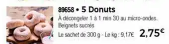 Thiriet 5 Donuts offre