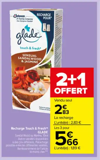 Carrefour Market Racharge touch & fresh offre